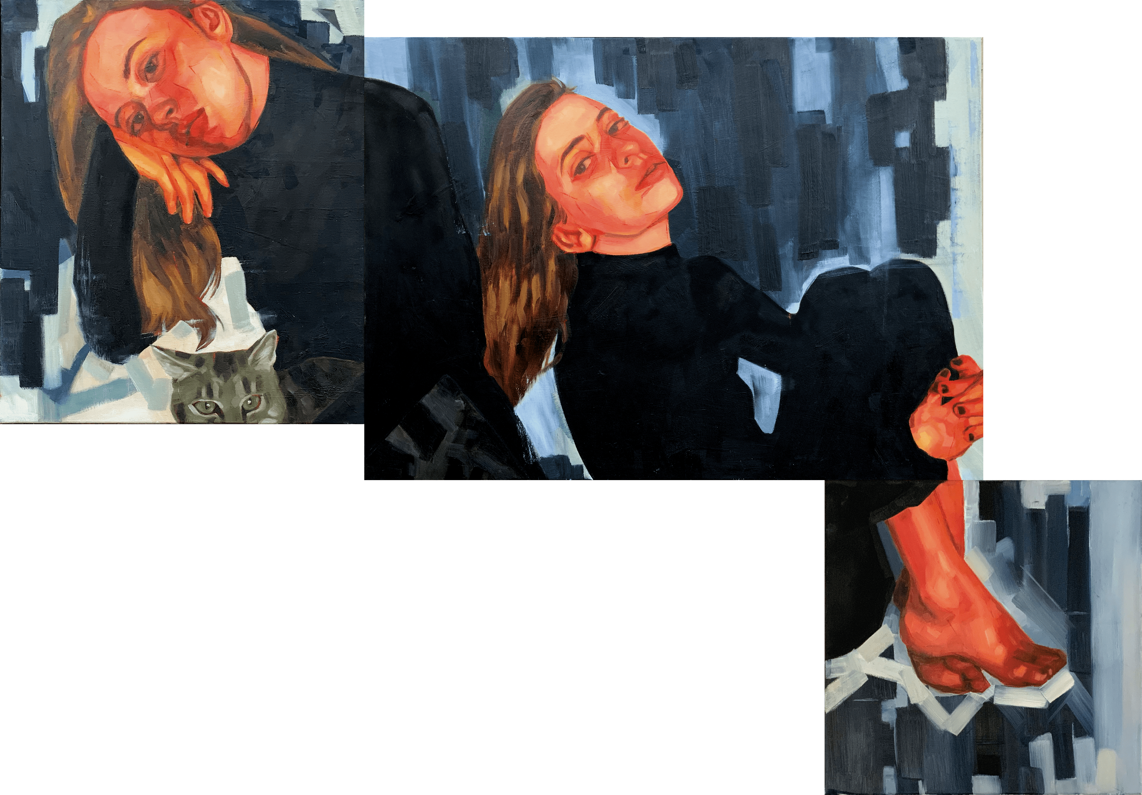 peinture huile figuration art contemporain femme féministe autofiction